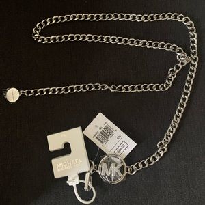 Michael Kors S/M silver belt